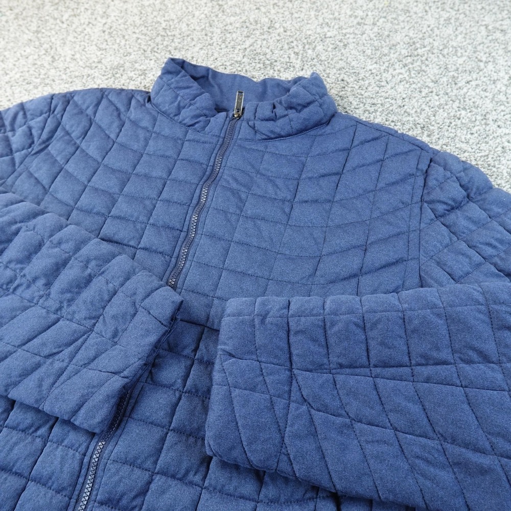 Ben Sherman Jacket Mens 2XL Blue Quilted Insulated Full Zip Puffer Coat Outdoor